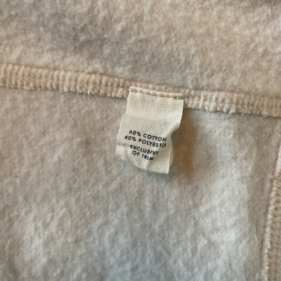 Gilly Hicks - Cream Zippered Hoodie - EUC - Picture 4 of 7